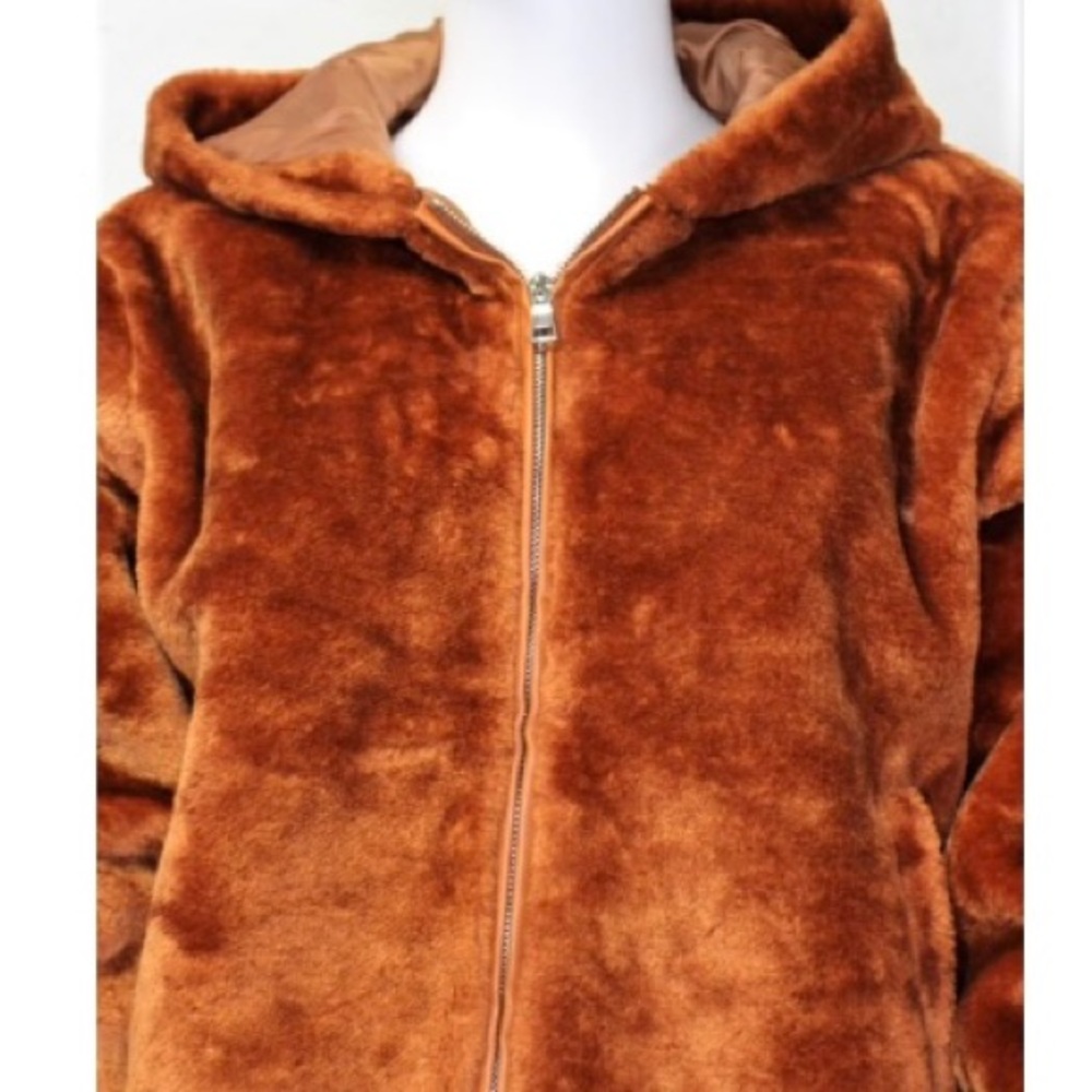 Fuzzy Brown Jacket